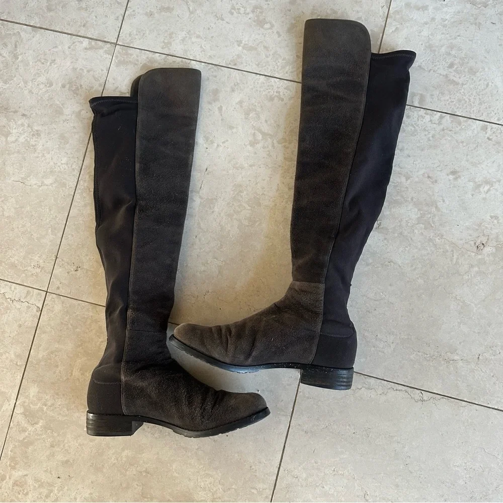 Stuart Weitzman Suede 5050 - Picture 7 of 13